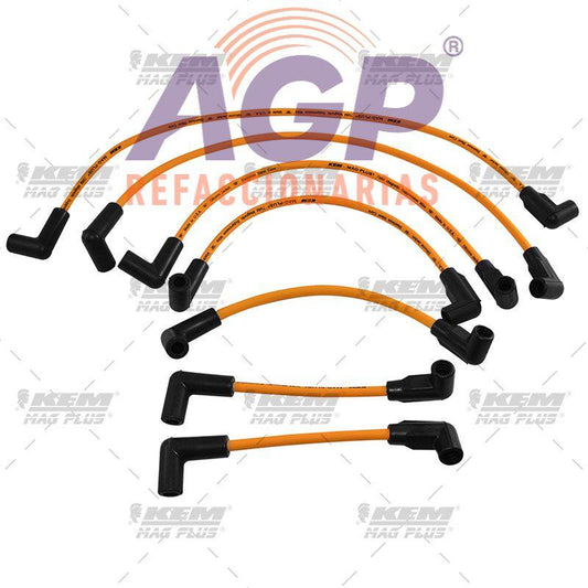 CABLES PARA BUJIAS MAG-PLUS  G.M. 6 CIL. PICK UP TBI 1992-1995 (7 CABLES)