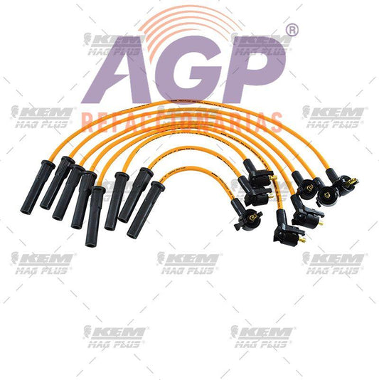 CABLES PARA BUJIAS MAG-PLUS  FORD 4 CIL. 2.3 LTS. RANGER 1996-1998 (8 CABLES)