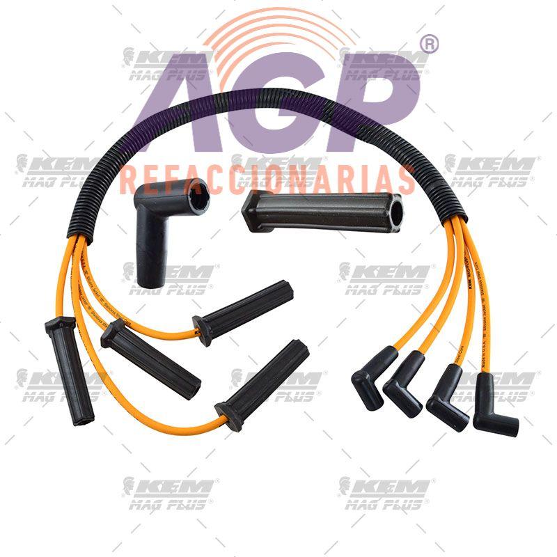 CABLES PARA BUJIAS MAG-PLUS  G.M. 4 CIL. 2.2 LITROS PICK UP CHEVROLET S-10 1995-2003