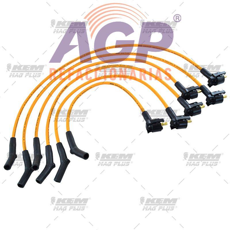 CABLES PARA BUJIAS MAG-PLUS  FORD 6 CIL. 3.0 LTS. RANGER 1998-2000