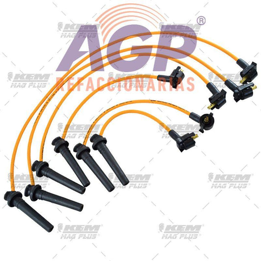 CABLES PARA BUJIAS MAG-PLUS  FORD 6 CIL. 3.0 LTS. SABLE 1996-2000