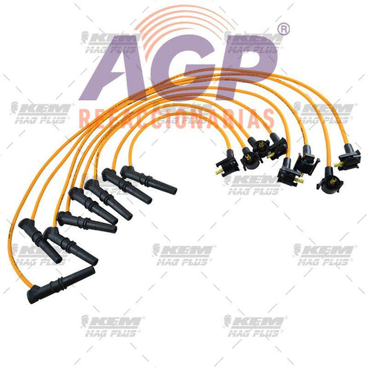 CABLE BUJIA MAG-PLUS FORD 8 CIL. 4.6 LTS. GRAND MARQUIS, LINCOLN 1994-1998 (KEM-CB200)