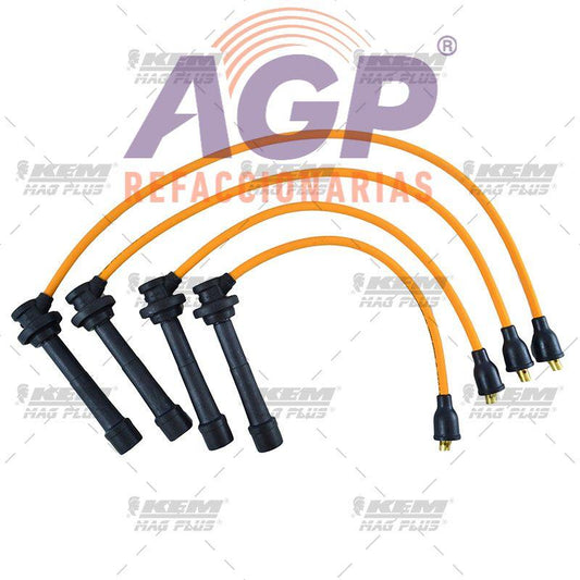 CABLES PARA BUJIAS MAG-PLUS  G.M. 4 CIL. 1.6 LTS. TRACKER 1996-1998