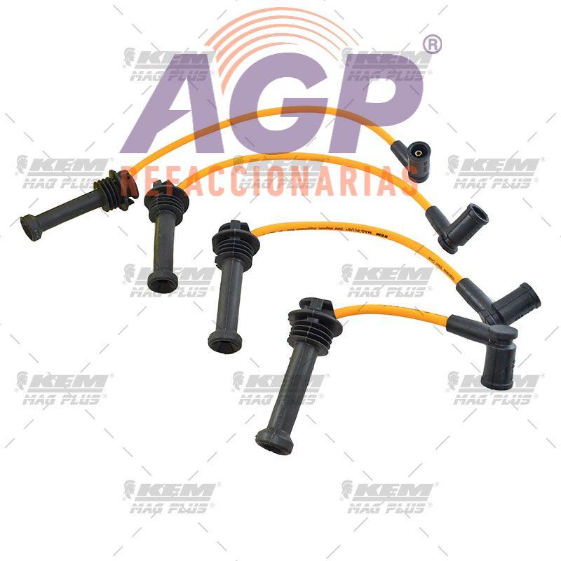 CABLES PARA BUJIAS MAG-PLUS  FORD 4 CIL. 2.0 LTS. FOCUS DOHC ZX3 ZETEC 2000-2005