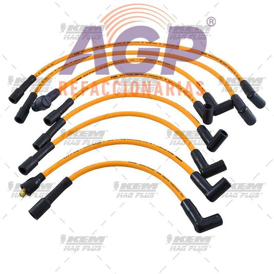 CABLES PARA BUJIAS MAG-PLUS  FORD 6 CIL. 2.3LTSMOTOR200