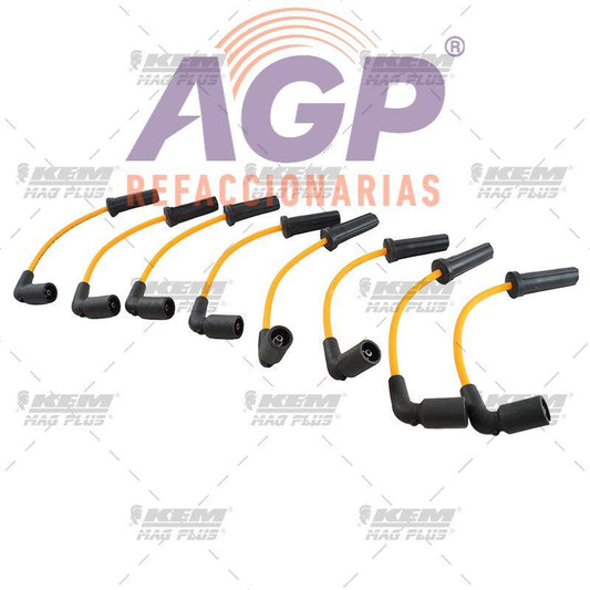 CABLES PARA BUJIAS MAG-PLUS  CHEVROLET CAMARO  5.7LTS 8CIL 1998-2002 / CORVETTE  5.7LTS 8CIL 1997-2004 / - REFACCIONARIAS AGP