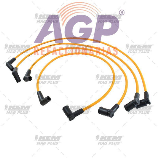 CABLES PARA BUJIAS MAG-PLUS  FORD 4 CIL. 1.3 LTS. FIESTA 2000-2001