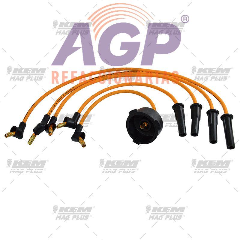 CABLES PARA BUJIAS MAG-PLUS  MAZDA 4 CIL. PICK UP 2.2 LTS. 1986-1991 ENCENDIDO ELECTRONICO
