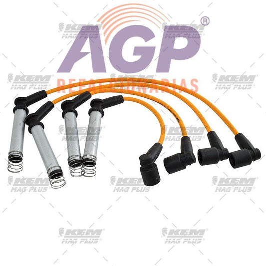 CABLES PARA BUJIAS MAG-PLUS  G.M. 4 CIL. 1.8 LTS. CHEVY C2 2004-2012 - REFACCIONARIAS AGP