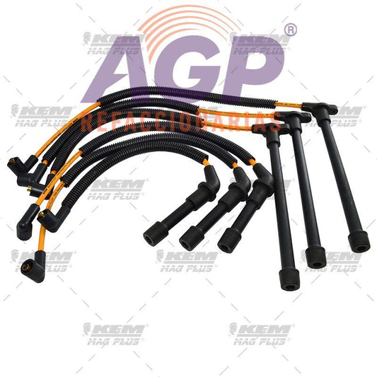 CABLES PARA BUJIAS MAG-PLUS  NISSAN 6 CIL. 3.0 LTS. FRONTIER 1998-2004