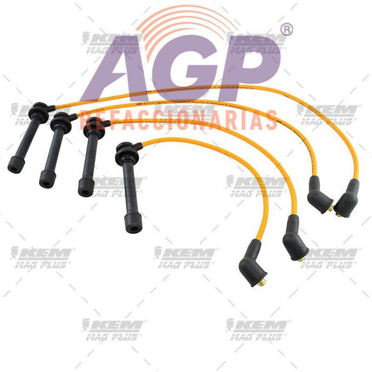 CABLES PARA BUJIAS MAG-PLUS  NISSAN 4 CIL. 2.4 LTS. FRONTIER 1998-1999