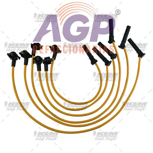 CABLES PARA BUJIAS MAG-PLUS  FORD 6 CIL. 4.0 LTS. EXPLORER 2001-2002