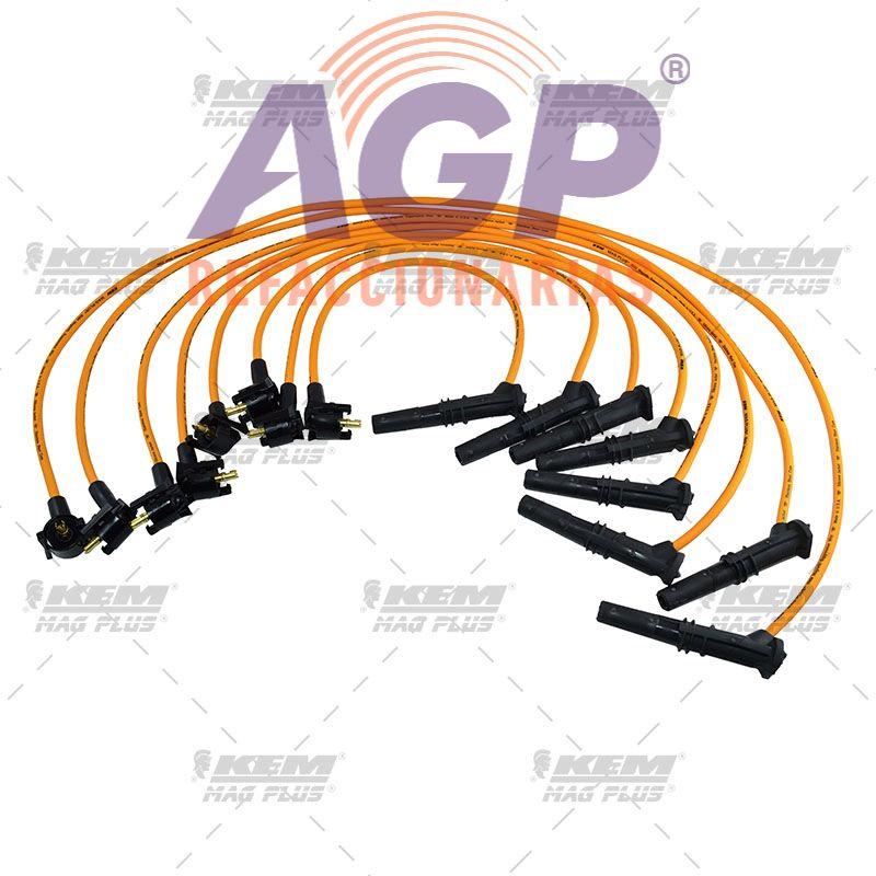 CABLE BUJIA MAG-PLUS FORD 8 CIL. 4.6 LTS. EXPEDITION, LOBO 1997-2000 (KEM-CB260)