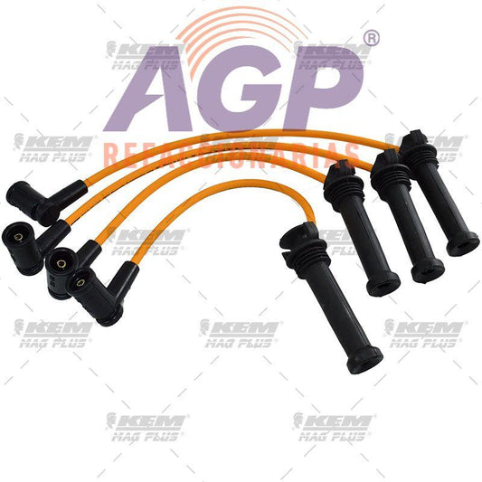 CABLES PARA BUJIAS MAG-PLUS  FORD 4 CIL. 2.3