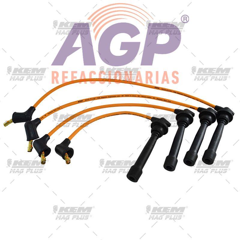CABLES PARA BUJIAS MAG-PLUS  DODGE ATTITUDE 4 CIL. 1.4 LTS 2004-2011 / VERNA  4 CIL. 1.6 LTS 2004-2006 /