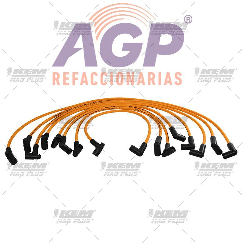 CABLES PARA BUJIAS MAG-PLUS  G.M. 8 CIL. 5.7 LTS. PICK UP HUNTER 1986-1991