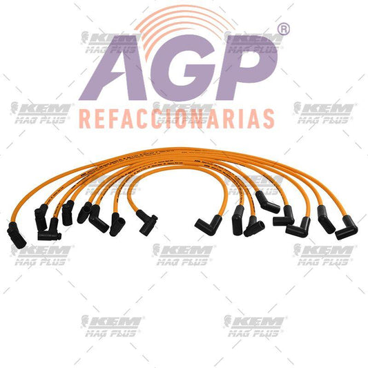 CABLES PARA BUJIAS MAG-PLUS  G.M. 8 CIL. 5.7 LTS. PICK UP HUNTER 1986-1991