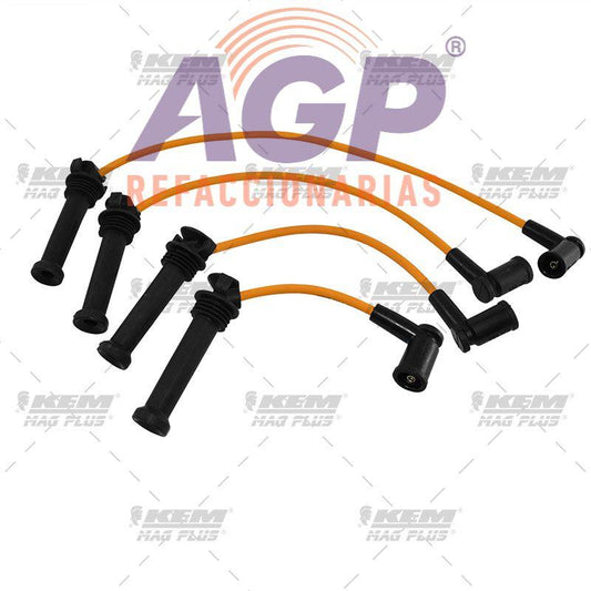 CABLE BUJIA MAG-PLUS FORD 4 CIL. 2.0 LTS. ECOSPORT 2004-2012 / MONDEO 2001-2007 (KEM-CB273)