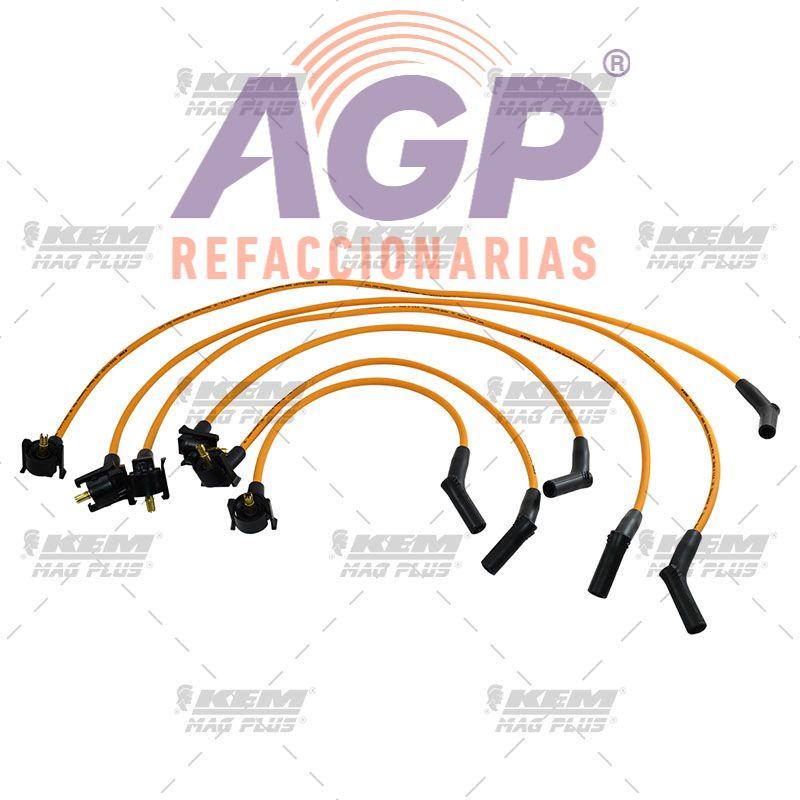 CABLES PARA BUJIAS MAG-PLUS  FORD 6 CIL. 3.8 LTS. WINDSTAR 1999-2000 - REFACCIONARIAS AGP