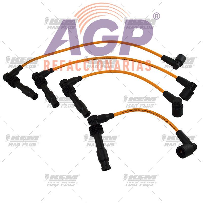 CABLES PARA BUJIAS MAG-PLUS  G.M. 4 CIL. 2.4 LTS.  ASTRA 2004-2006
