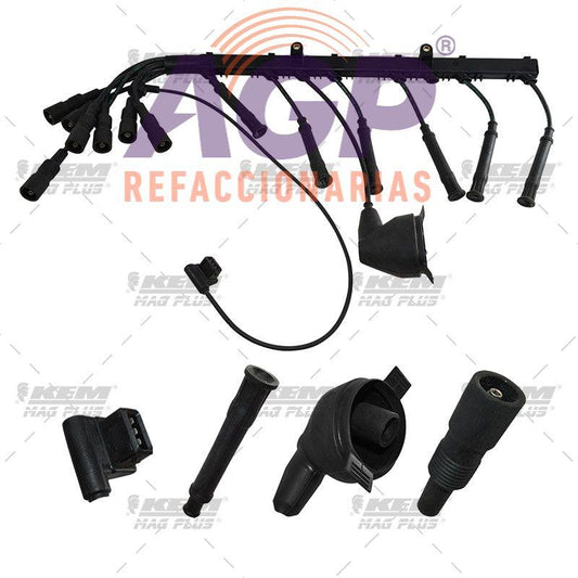 CABLES PARA BUJIAS MAG-PLUS  BMW SERIE 3 320I E36 2.0 LTS. 6 CIL. (1997)