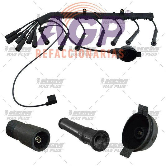 CABLES PARA BUJIAS MAG-PLUS  BMW SERIE 3 320IK E30 2.0 LTS. 6 CIL. (1998-1999)