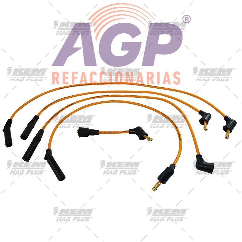 CABLES PARA BUJIAS MAG-PLUS  DODGE 4 CIL. 2.4 LTS. H100 PICK UP 2003-2005