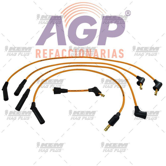 CABLES PARA BUJIAS MAG-PLUS  DODGE 4 CIL. 2.4 LTS. H100 PICK UP 2003-2005
