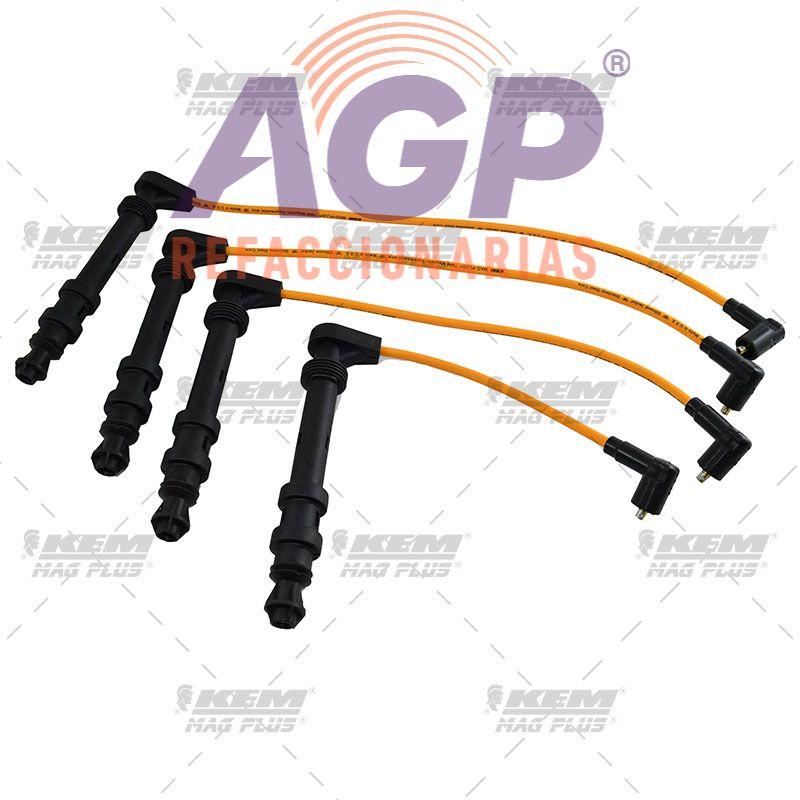CABLES PARA BUJIAS MAG-PLUS  FIAT PALIO 1.6 LTS. 4 CIL. (2004-2006)