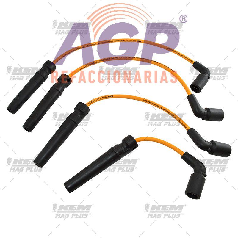 CABLES PARA BUJIAS MAG-PLUS  G.M. 4 CIL. 1.6 LTS. AVEO 2008-2017