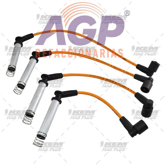 CABLES PARA BUJIAS MAG-PLUS  FIAT PALIO  1.8LTS 4CIL 2005-2009 / ALBEA  1.8LTS 4CIL 2009-2011 / IDEA ADVENTURE 1.8LTS 4CIL 2008-2009   /