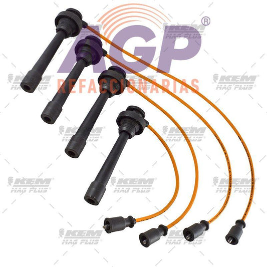 CABLES PARA BUJIAS MAG-PLUS  DODGE VAN 1000 2.4 LTS. 4 CIL. 08-09