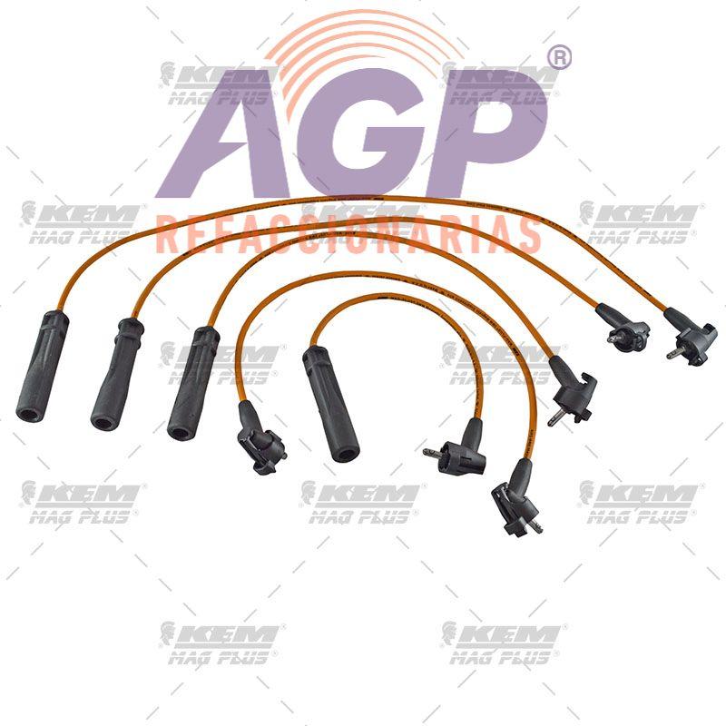 CABLES PARA BUJIAS MAG-PLUS  TOYOTA 4RUNNER IMP. 2.4 LTS. 4 CIL. 93-95 / PICK UP IMP. 2.4 LTS. 4 CIL. 93-95