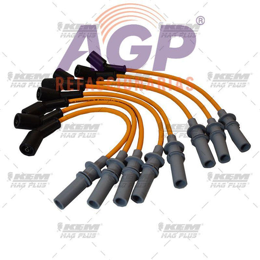 CABLES PARA BUJIAS MAG-PLUS  CHRYSLER ASPEN IMP. 4.7 LTS. 8 CIL. 08-09 / DODGE DAKOTA 4.7 LTS. 8 CIL. 08-10 / DURANGO IMP. 4.7 LTS. 8 CIL. 08-09 / RAM 1500 IMP. 4.7 LTS. 8 CIL. 08-10 / JEEP GRAND CHE