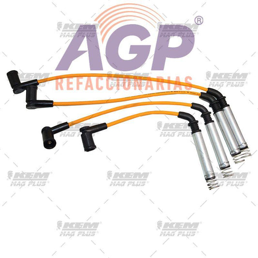 CABLE BUJIA MAG-PLUS FORD COURIER 1.6 LTS. 4 CIL. 05-12 / FIESTA 1.6 LTS. 4 CIL. 05-10 / (KEM-CB321)