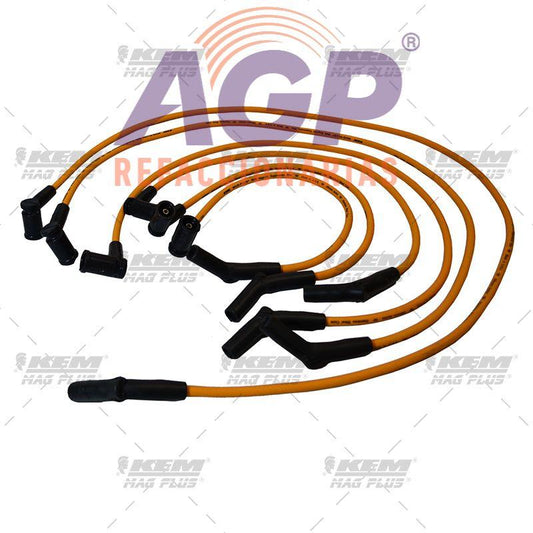 CABLES PARA BUJIAS MAG-PLUS  FORD RANGER IMP. 3.0 LTS. 6 CIL. 04-08 / MAZDA B3000 IMP. 3.0 LTS. 6 CIL. 02-08