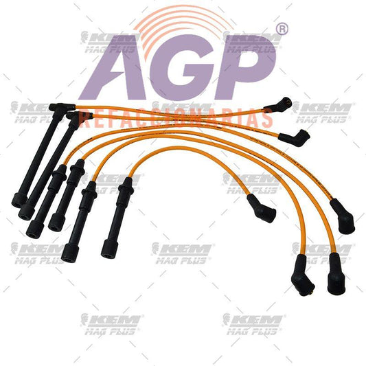 CABLES PARA BUJIAS MAG-PLUS  NISSAN QUEST 3.3 LTS.6 CIL. 99-02 / MERCURY VILLAGER IMP. 3.3 LTS. 6 CIL. 99-02