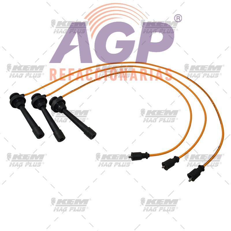 CABLES PARA BUJIAS MAG-PLUS  MITSUBISHI MONTERO SOHC 3.8 LTS. 6 CIL. 03-06