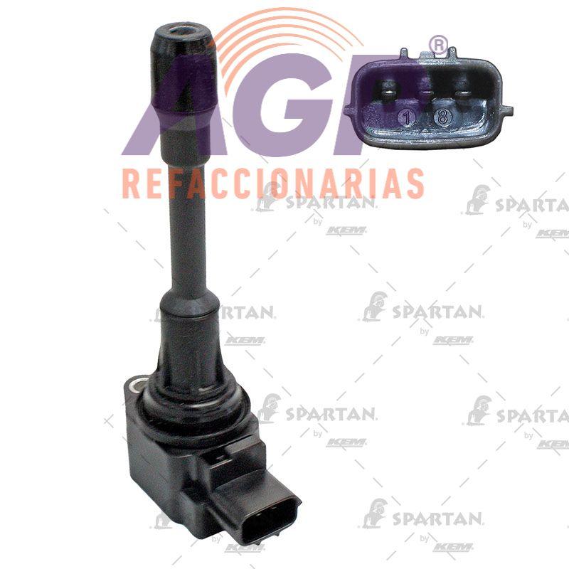BOBINA ESTADOSOLIDO (ALTA ENERGIA) NISSAN XTRAIL 2.5 LTS. 4 CIL. 2014 / FRONTIER IMP. 2.5 LTS. 4 CIL. 05-16 / NP300 IMP. 2.4 LTS 4 CIL. 10-11 / NP300 IMP. 2.5 LTS. 4 CIL. 2010 /SUZUKI EQUATOR IM