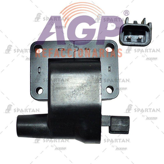 BOBINA ESTADOSOLIDO (ALTA ENERGIA) CHEVROLETMETRO IMP. 1.0 LTS 3 CIL 98-00 / DAIHATSU CHARADE IMP. 1.3 LTS 4 CIL 88-92 /ROCKY IMP. 1.6 LTS 4 CIL 90-92 / GEOMETRO IMP. 1.3 LTS 4 CIL 1992 /METR
