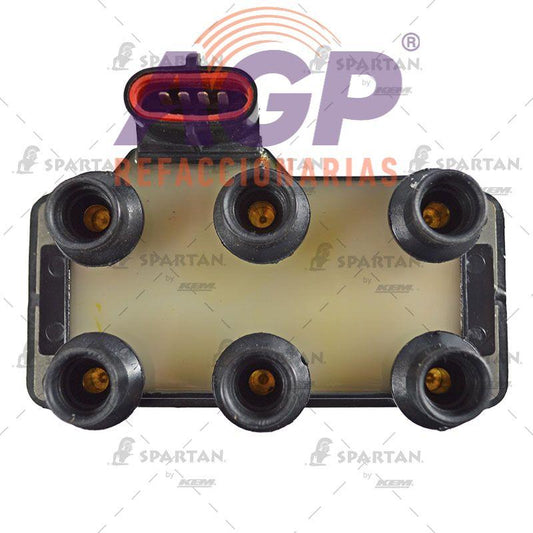 BOBINA ESTADOSOLIDO (ALTA ENERGIA) FORD 6 CIL. CAMIONETASSERIE E.F. 4.2 LTS. 96 - 00