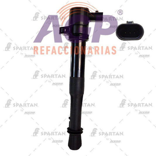 BOBINA ESTADOSOLIDO (ALTA ENERGIA) FIAT GRANDEPUNTO (TURBO) 1.4 LTS. 4 CIL. 08-09