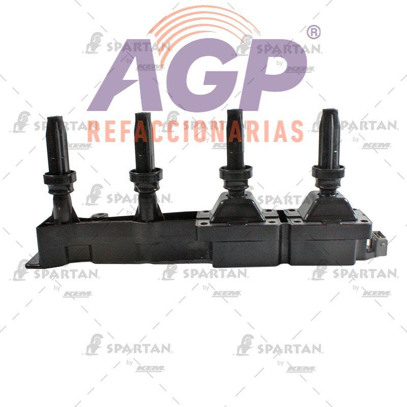 BOBINA ESTADOSOLIDO (ALTA ENERGIA)PEUGEOT 206 XR 1.6 LTS. 4 CIL. (03-06)