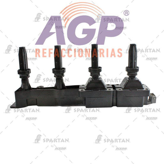 BOBINA ESTADOSOLIDO (ALTA ENERGIA)PEUGEOT 206 XR 1.6 LTS. 4 CIL. (03-06)