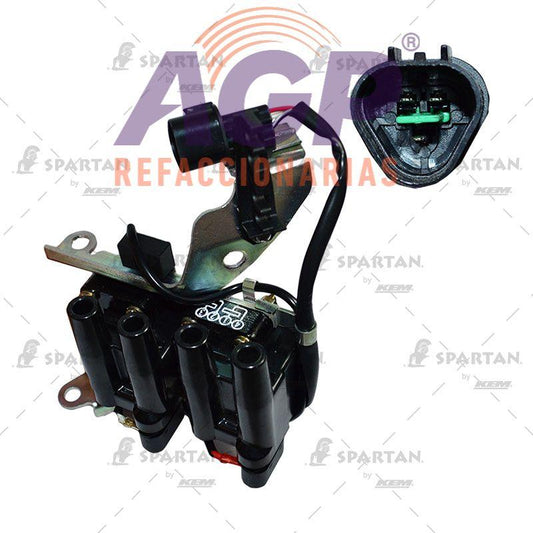 BOBINA ESTADOSOLIDO (ALTA ENERGIA) EAGLE 2000 GTX IMP. 2.0 LTS 4 CIL 92-93 /TALON IMP. 2.0 LTS 4 CIL 91-94 /MITSUBISHI ECLIPSE IMP. 2.0 LTS 4 CIL 90-94 / GALANT IMP. 2.0 LTS 4 CIL 90-93 /MIRAGE