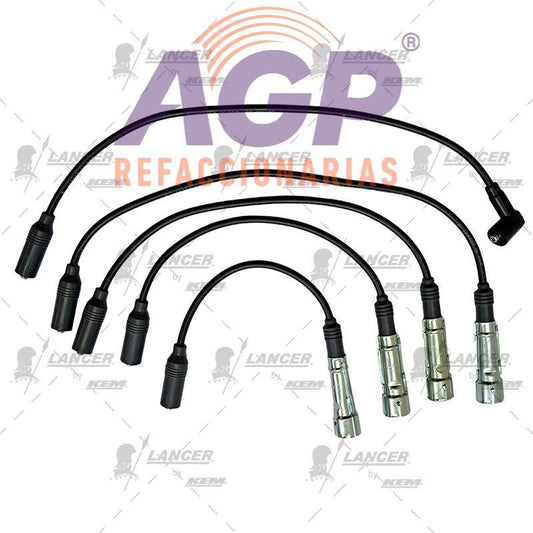CABLES PARA BUJIAS  VW 4 CIL. 1.8 LTS. GOLF