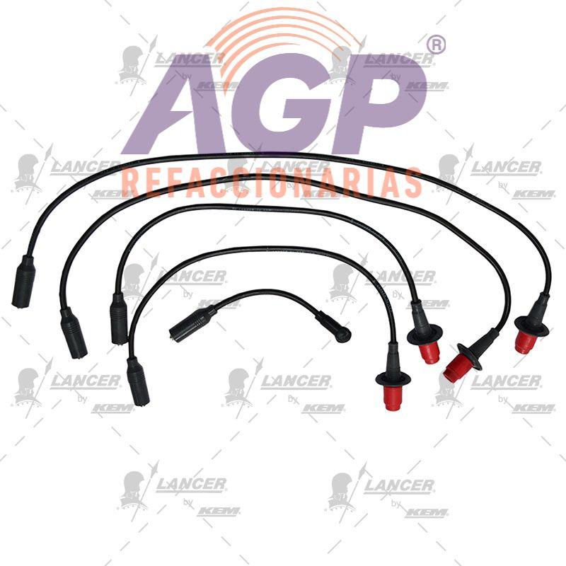 CABLES PARA BUJIAS  VW 4 CIL. 1600 CC SEDAN