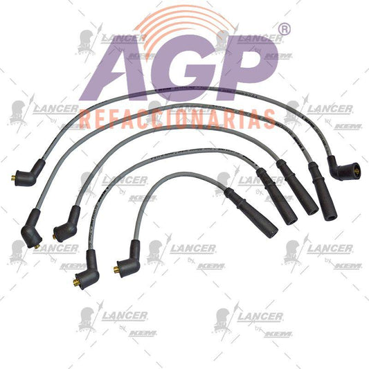 CABLES PARA BUJIAS  NISSAN 4 CIL. 2.4 LTS. PICK UP D-21 1994-2004