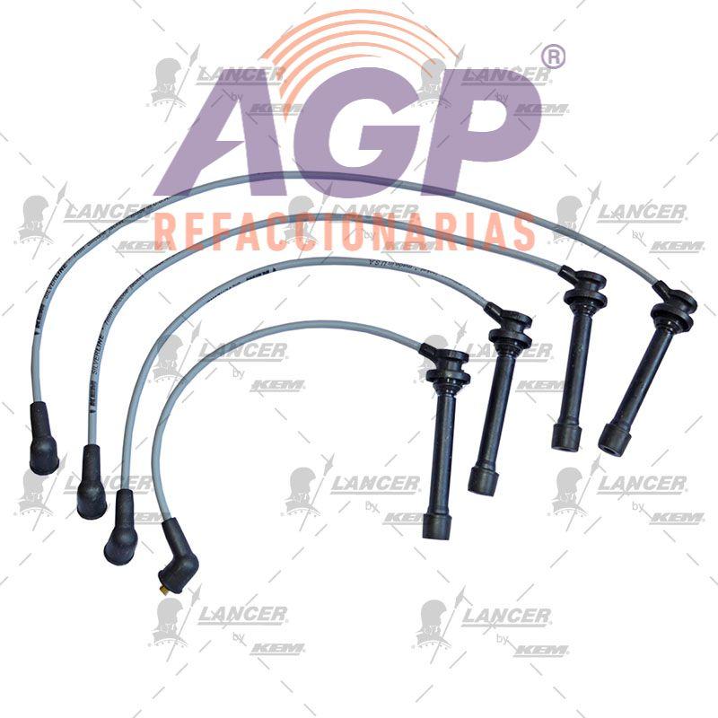 CABLES PARA BUJIAS  NISSAN 4 CIL. 2.4 LTS. FRONTIER 1998-1999 - REFACCIONARIAS AGP