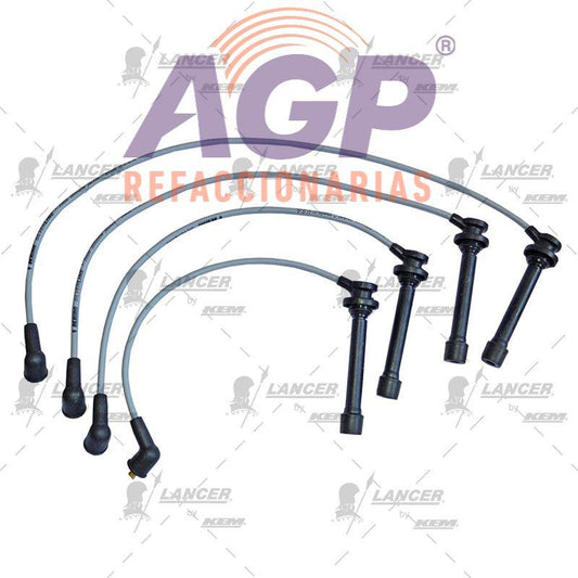 CABLES PARA BUJIAS  NISSAN 4 CIL. 2.4 LTS. FRONTIER 1998-1999 - REFACCIONARIAS AGP